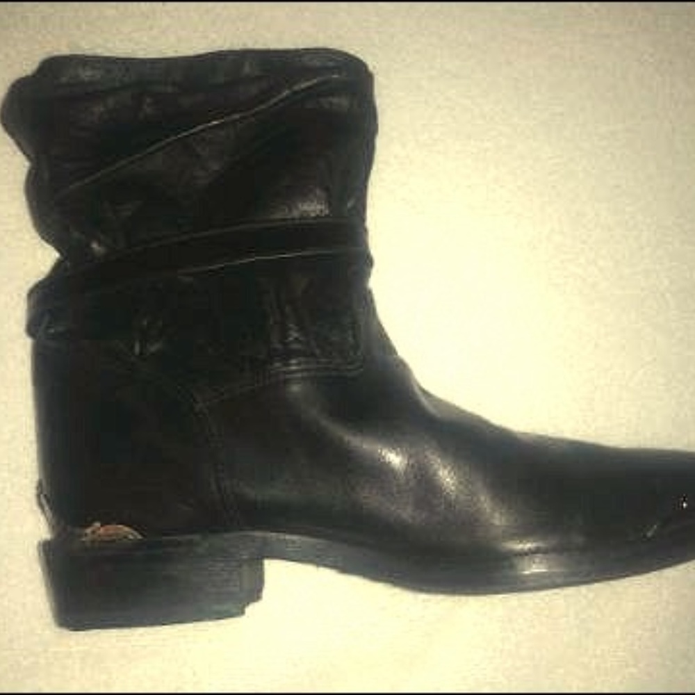 Men's Black Leather Boots
